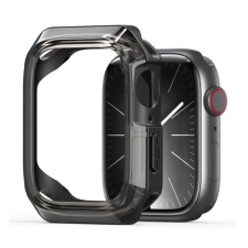 DUX DUCIS TAMO szilikon keret (BUMPER, ütésállóság) FEKETE Apple Watch Series 10 42mm tok és táska