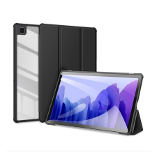 DUX DUCIS TOBY tok álló, bőr hatású (aktív FLIP, oldalra nyíló, TRIFOLD asztali tartó funkció, S-Pen tartó) FEKETE [Samsung Galaxy Tab A7 ... tablet tok