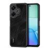 DUX DUCIS Xiaomi Redmi 13  aimo műanyag telefonvédő (ütésálló, szilikon keret, kameravédő, matt, hullám) fekete