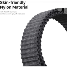 DUX DUCIS YC Nylon univerzális 20mm csereszíj - sötétszürke okosóra kellék