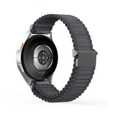DUX DUCIS YC pótszíj (univerzális, 20mm, nylon, SPORT) SÖTÉTSZÜRKE okosóra kellék