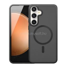 DUX DUCIS YIND szilikon telefonvédő (ütésállóság, kameravédő, matt, MagSafe) FEKETE (GP-172495) tok és táska