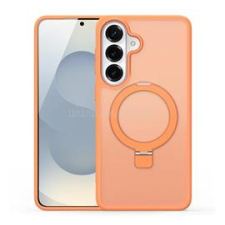 DUX DUCIS YIND szilikon telefonvédő (ütésállóság, kameravédő, matt, MagSafe, kitámasztó) NARANCSSÁRGA (GP-179575) tok és táska