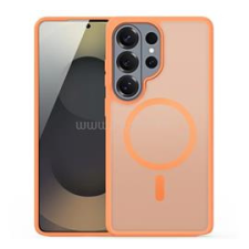 DUX DUCIS YIND szilikon telefonvédő (ütésállóság, kameravédő, matt, MagSafe) NARANCSSÁRGA (GP-179559) tok és táska