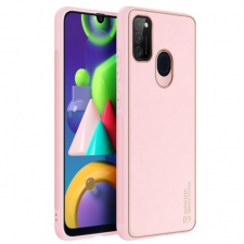 DUX DUCIS Yolo bőr tok Samsung Galaxy M30s, rózsaszín tok és táska