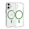 DVICED Magsafe iPhone 16 clear case - Green (DV511010)