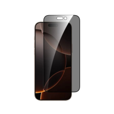 DVICED Tempered Glass Privacy Edge to Edge kijelzővédő applikátorral iPhone 16 Pro mobiltelefon kellék