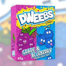  Dweebs Grape and Blueberry szőlős és áfonya ízű cukorka 45g reform élelmiszer