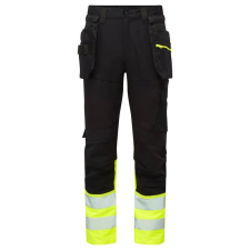  DX4 Hi-Vis Class 1 Detachable Holster Pocket Craft Trousers munkaruha