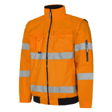 DYKENO AGINOLA fényvisszaverő kabát 2 az 1-ben, narancssárga L munkaruha