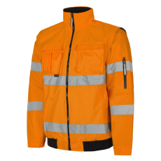 DYKENO AGINOLA fényvisszaverő kabát 2 az 1-ben, narancssárga S