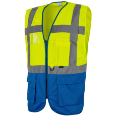 DYKENO FORXIT láthatósági menedzsermellény, sárga 4XL