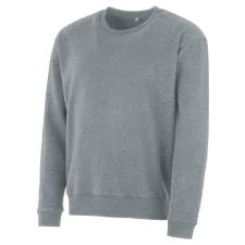 DYKENO HOKAS hosszú ujjú pulóver unisex világosszürke melírozott 4XL munkaruha