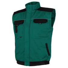 DYKENO PRIMO bélelt mellény, zöld-fekete 2XL munkaruha