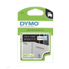 DYMO Betűnyomó kazetta gépi 12mmx7m Dymo fekete-átlátszó 45010