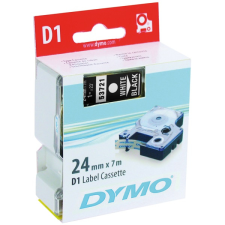 DYMO címke LM D1 alap 24mm fehér betű / fekete alap etikett