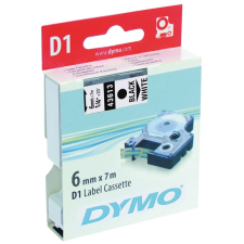 DYMO címke LM D1 alap 6mm fekete betű / fehér alap etikett