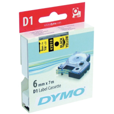 DYMO D1 6mmx7m sárga/fekete feliratozógép szalag nyomtató kellék