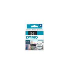 DYMO D1 kazetta, 24mmx7m, fehér/fekete (53721) etikett