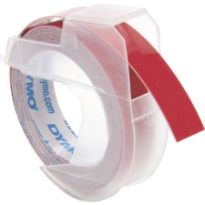 DYMO Feliratozó szalag, piros, felirat színe fehér, 9 mm, 3 m (S0898150) etikett