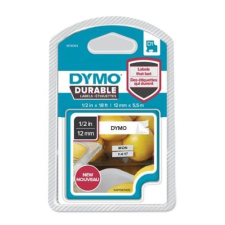 DYMO Feliratozógép szalag, 12 mm x 5,5 m, tartós, DYMO D1, fehér-fekete (GD1978364) irattartó