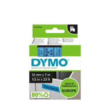 DYMO Feliratozógép szalag, 12 mm x 7 m, DYMO "D1", kék-fekete nyomtató kellék