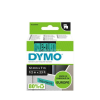 DYMO Feliratozógép szalag, 12 mm x 7 m, DYMO "D1", zöld-fekete