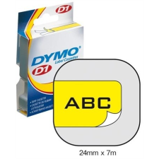 DYMO Feliratozógép szalag, 24 mm x 7 m, DYMO &quot;D1&quot;, sárga-fekete