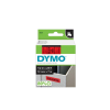 DYMO Feliratozógép szalag Dymo D1 S0720570/45017 12mmx7m, ORIGINAL, fekete/piros