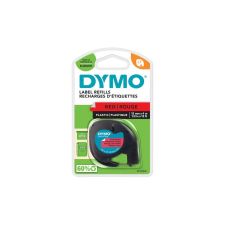 DYMO Feliratozógép szalag Dymo Letratag S0721630/59424 12mmx4m, ORIGINAL, piros nyomtató kellék