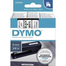 DYMO feliratozószalag D1, 9mm, fehér/fekete, S0720680 nyomtató kellék