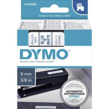 DYMO feliratozószalag D1, 9mm, fehér/kék, S0720690 nyomtató kellék