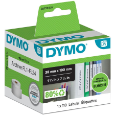 DYMO LW-Ordner-Etiketten schmal    38x190mm weiß 110St/Rolle (S0722470) etikett
