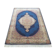 Dywan Ekskluzywny Qum Silk 01 Navy 160 x 230 cm lakástextília
