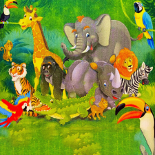  Dzsugel B gyerekszőnyeg 133x180 lakástextília