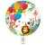 Dzsungel Balloons papírtányér 8 db-os 23 cm FSC