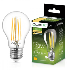 E27 A60 LED izzó 11W = 100W 1521lm 3000K meleg 360° LUMILED izzószál izzó