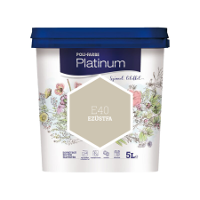 E40 EZÜSTFA - PLATINUM EGYRÉTEGŰ BELTÉRI FALFESTÉK POLI-FARBE fal- és homlokzatfesték