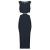 EA7 Emporio Armani Emporio Armani EA7 Hosszú ruhák TRAIN COSTA SMERALDA DRESS  7W000301 Tengerész EU M