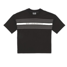 EA7 Emporio Armani Emporio Armani EA7 Rövid ujjú pólók TRAIN LOGO SERIES TEE EXTENDED LOGO Fekete 14 éves