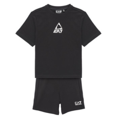 EA7 Emporio Armani Emporio Armani EA7 Ruhák TRAIN LOGO SERIES BOY KIT TEE-SHORTS FREE Fekete 10 éves