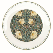 Easy Life Design Porcelán desszerttányér 19cm, William Morris, Black tányér és evőeszköz