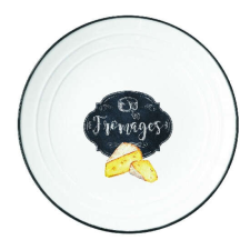 Easy Life Design R2S.1622KIBF Porcelán desszerttányér 16cm, Kitchen Basics tányér és evőeszköz