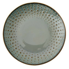 Easy Life-Nuova Porcelán desszerttányér 16cm, Drops Celadon tányér és evőeszköz
