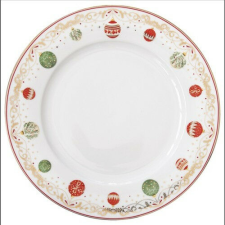 Easy Life-Nuova Porcelán lapostányér 26,5cm, Christmas Eve tányér és evőeszköz