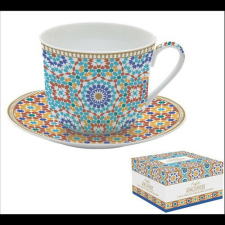 Easy Life-Nuova Porcelán reggelizőcsésze+alj, 400ml, dobozban, Marrakech, Atmosphere konyhai eszköz