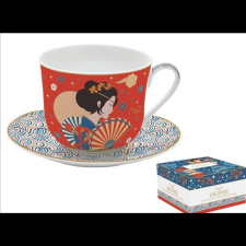  Easy Life-Nuova Porcelán reggelizőcsésze+alj 400ml, dobozban, Tokyo, Atmosphere bögrék, csészék