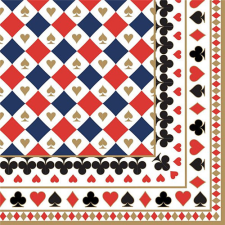 Easy Life Nuova R2S Papírszalvéta 33x33cm, Casino Royale, 20db-os konyhai eszköz