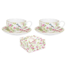 Easy Life Nuova R2S Porcelán eszpresszócsésze+alj 2személyes, 100ml, dobozban Spring Time