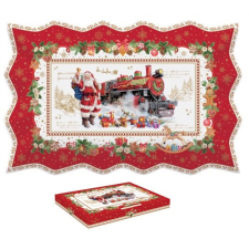 Easy Life Nuova R2S Porcelán tálca 35x23cm, dobozban, Christmas Memories konyhai eszköz
